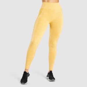 Leggins Gymshark Flex High Waisted Amarillo | 10FRBQOXM