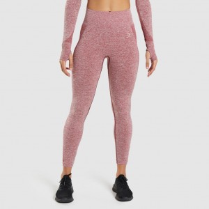 Leggins Gymshark Flex High Waisted Burdeos | 19CLXUDPR