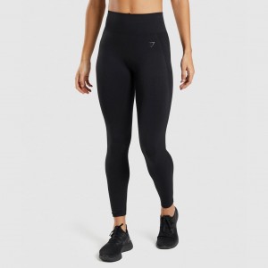 Leggins Gymshark Flex High Waisted Negras | 85WTUEKQA