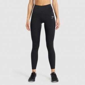 Leggins Gymshark GS Power Support Negras | 95DMLPVIQ