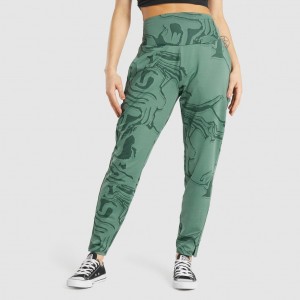 Leggins Gymshark GS Power Verde | 58JNPXUAT