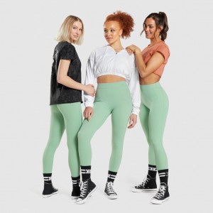 Leggins Gymshark KK Fit 7/8 Verde | 63TBVLDQJ