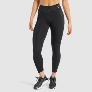 Leggins Gymshark Pulse Negras | 79JYXKOGH