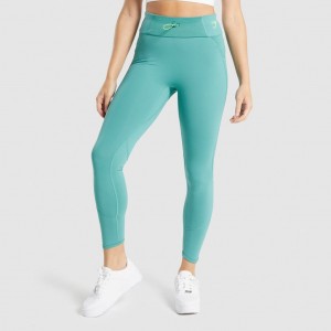 Leggins Gymshark Pulse Teal | 78DFXMRBI