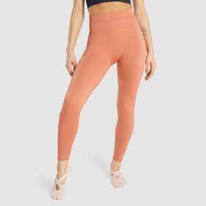 Leggins Gymshark Studio Naranjas | 63QGNIAHD