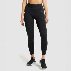 Leggins Gymshark Vision Negras | 35OTWFXJL
