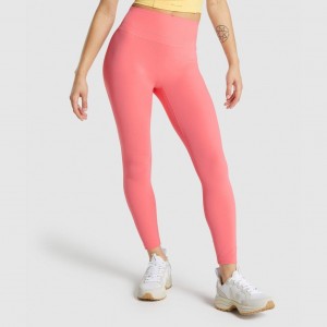 Leggins Gymshark Whitney High Rise Rosas | 68NVCQRDB