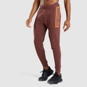 Pantalones Jogger Gymshark Bold Marrones | 94GMQXVLU
