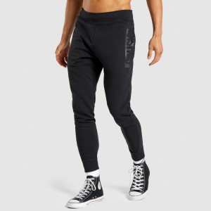 Pantalones Jogger Gymshark Bold Negras | 76FAESQRU
