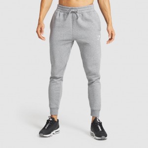 Pantalones Jogger Gymshark Crest Charcoal Marl | 73NQEBYWR