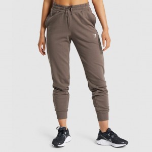 Pantalones Jogger Gymshark Entrenamiento Marrones | 32TPAXHJL