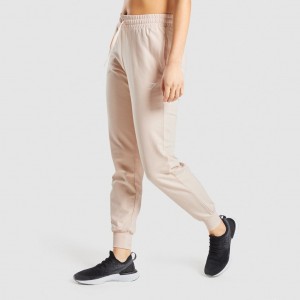 Pantalones Jogger Gymshark Entrenamiento Marrones Claro | 24ZWRBFJS