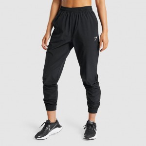 Pantalones Jogger Gymshark Entrenamiento Woven Negras | 06QLCYFAE