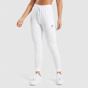 Pantalones Jogger Gymshark Entrenamiento Pippa Blancas | 73ABOHLDU