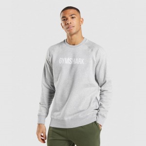 Pullover Gymshark Apollo Crew Gris Claro | 27VBJKTNF