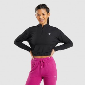 Pullover Gymshark Entrenamiento Pippa Negras | 75DLQGFSX