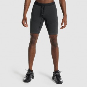 Short Gymshark 315 1/2 Tight Charcoal | 98HGJYMOV