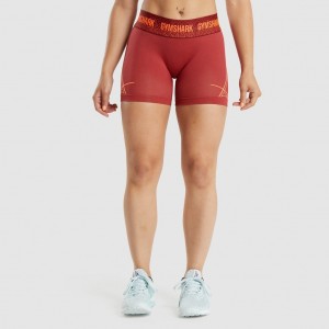 Short Gymshark Apex Seamless Low Rise Burdeos | 31LUBWOHX