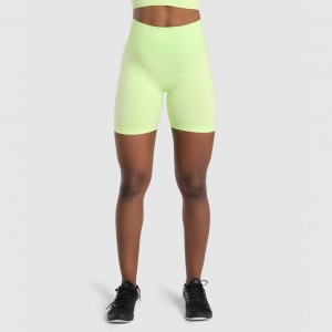 Short Gymshark Apex Seamless Verde Verde Claro | 51UXVSKMZ