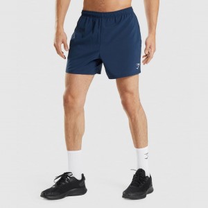 Short Gymshark Arrival 5 Azul Marino | 73GCNWPXK