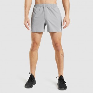 Short Gymshark Arrival 5 Gris | 95KFMUGHR