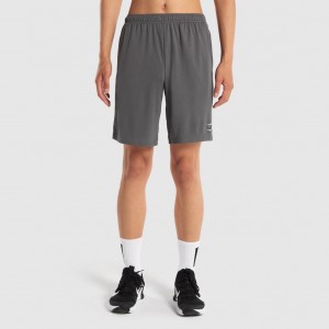 Short Gymshark Arrival De Punto 9 Charcoal | 40RNDTJFQ