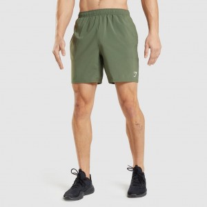 Short Gymshark Arrival Verde Oliva | 93QPJXECV