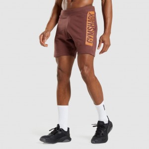 Short Gymshark Bold Marrones | 75PTXEJLZ