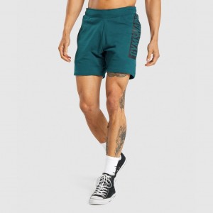 Short Gymshark Bold Teal | 73KHSRIQZ