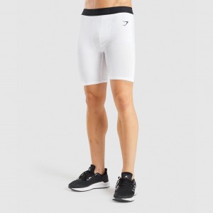Short Gymshark Element Baselayer Blancas | 05RSHJUDE