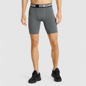 Short Gymshark Element Baselayer Charcoal | 04CWGSIPL