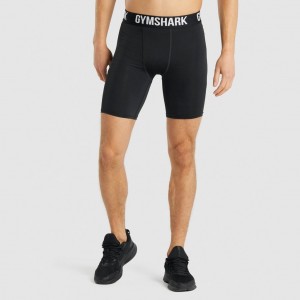 Short Gymshark Element Baselayer Negras | 87CXHESTV