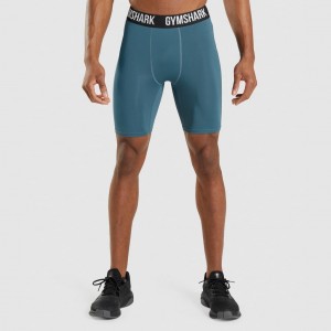 Short Gymshark Element Baselayer Tuscan Teal | 70KFPVNRO