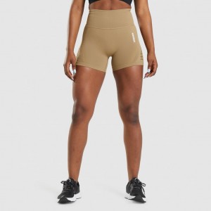 Short Gymshark Energy Seamless Marrones | 35EQKVNGC