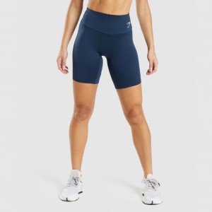 Short Gymshark Entrenamiento Cycling Azul Marino | 24OKXMPEJ