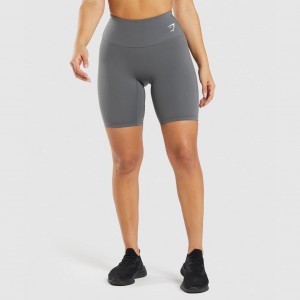 Short Gymshark Entrenamiento Cycling Gris | 72QVUZJDY