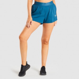 Short Gymshark Entrenamiento Loose Fit Teal | 79MKWPRBZ