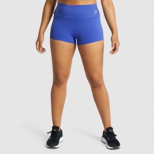Short Gymshark Entrenamiento Quad Azules Oscuro | 19IOMTJPN