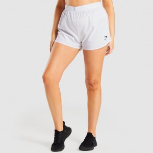 Short Gymshark Essential Loose Entrenamiento Blancas | 85JTDHGON