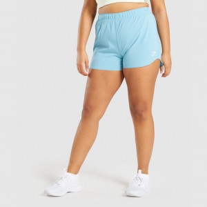Short Gymshark Essential Loose Entrenamiento Azules Claro | 50NQBSFUO