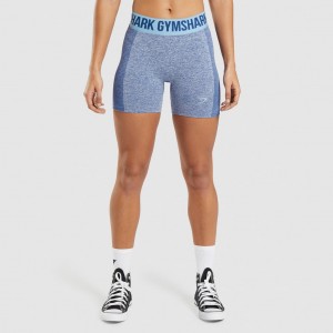 Short Gymshark Flex Azules | 56YLMERID