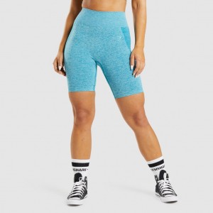 Short Gymshark Flex Cycling Azules | 82ZGJOCQU