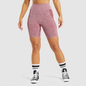 Short Gymshark Flex Cycling Burdeos | 09AGUHLEQ