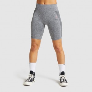 Short Gymshark Flex Cycling Rosas | 67LUAVGSD