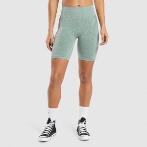 Short Gymshark Flex Cycling Verde | 24KTMYIUA