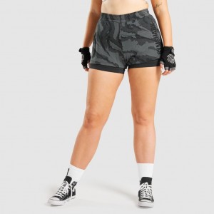 Short Gymshark GS Power Loose Negras | 54XBPFDJY