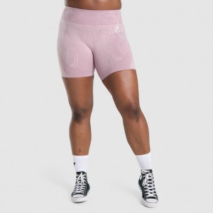 Short Gymshark Mercury Seamless Moradas Claro | 38JSBWFUQ