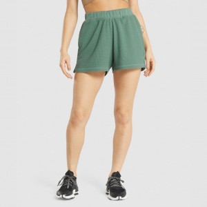 Short Gymshark Pause Loose Verde | 95ZRBSITL