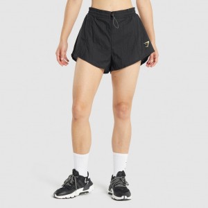 Short Gymshark Pulse 2 in 1 Negras | 02AIEHYQX
