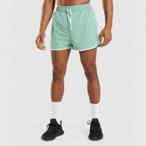 Short Gymshark Recess 3 Azules Blancas | 23DBVNTUR